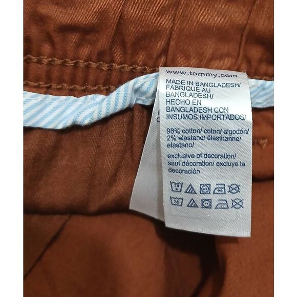 Tommy Hilfiger womens 2xl flex jogger cargo pants 42 waist rust brown - Picture 3 of 8